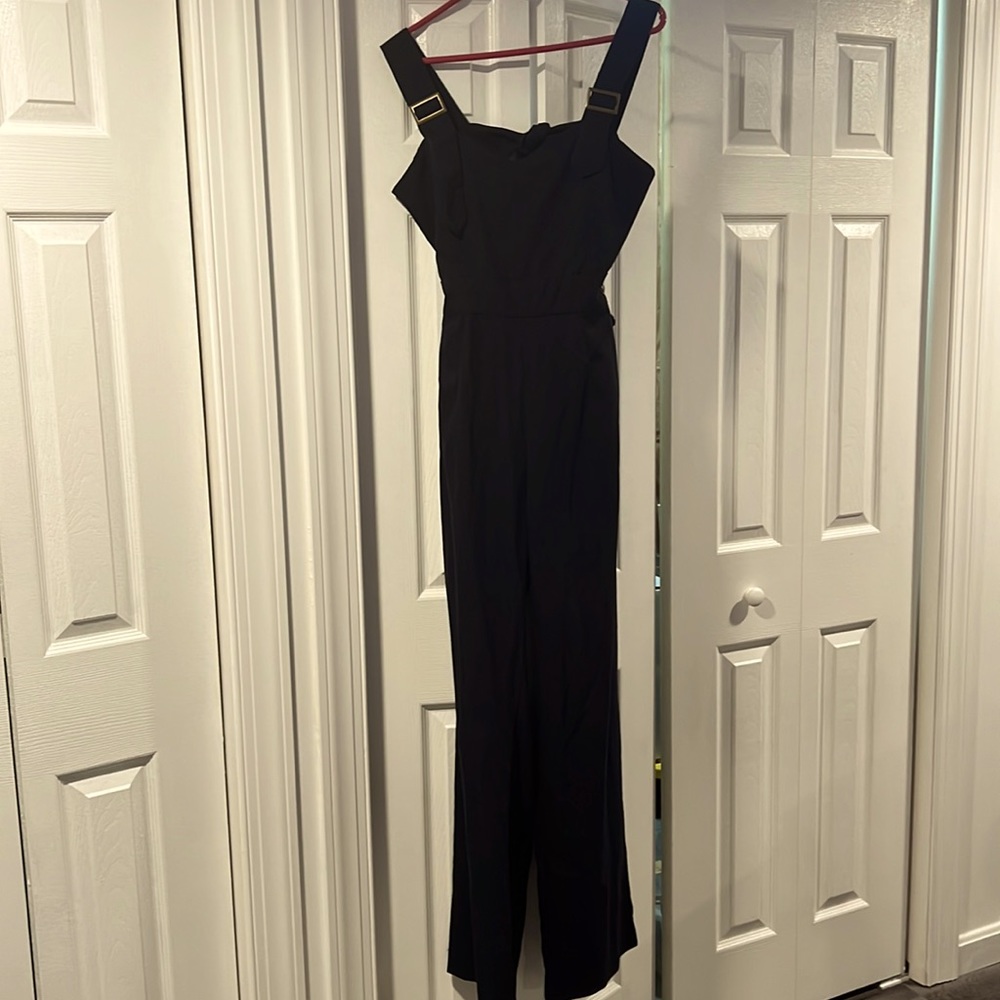 Women’s Unique Vintage Navy Overall Jumpsuit